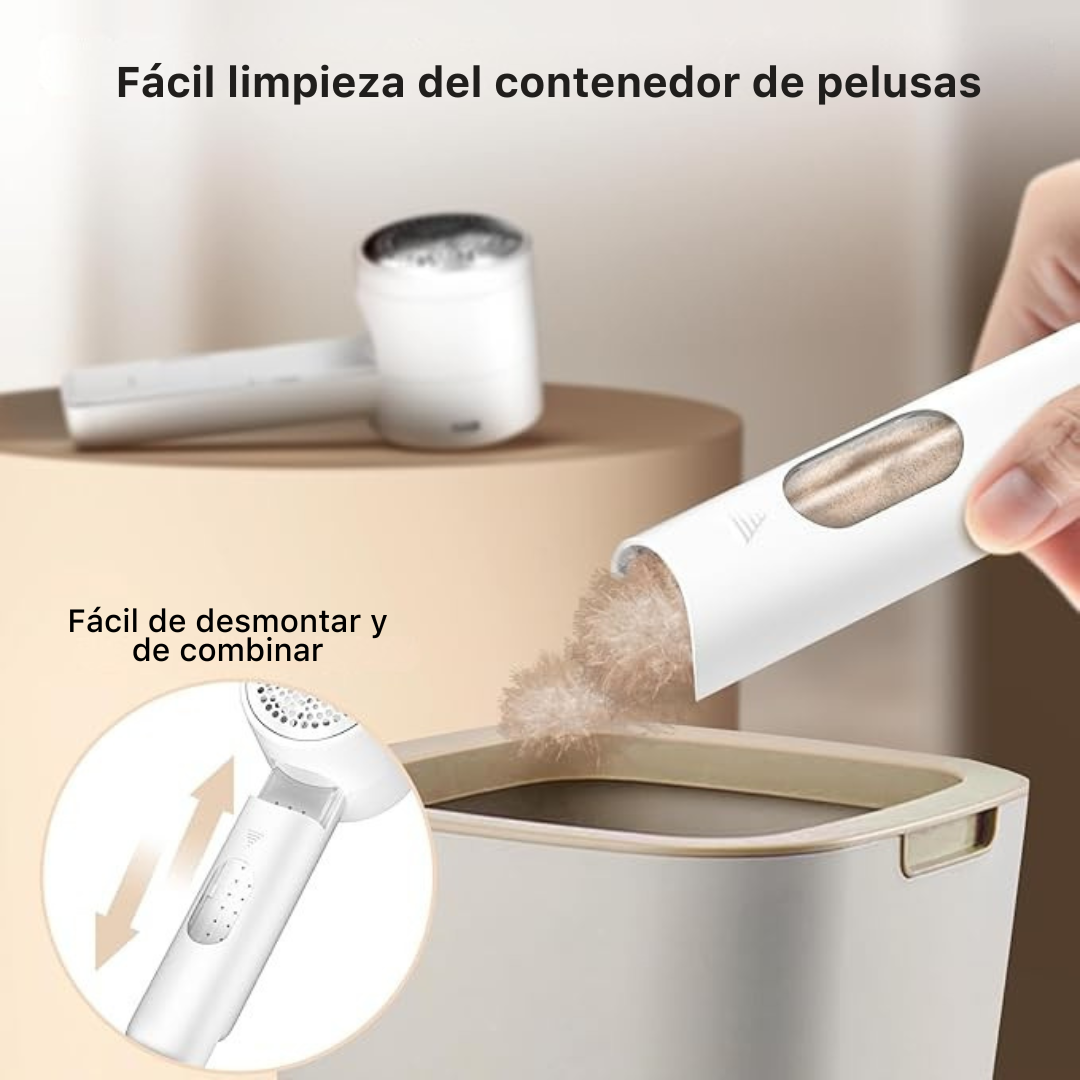 Eliminador de Pelusas Portátil Recargable
